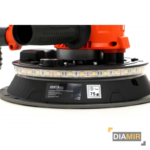 SZLIFIERKA do GIPSU 225mm 1500W LED + odsysanie pyłu