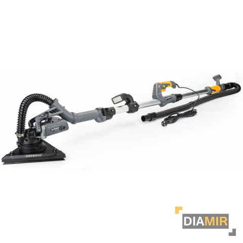 SZLIFIERKA do gładzi GIPSU teleskopowa ŻYRAFA 1450W LED