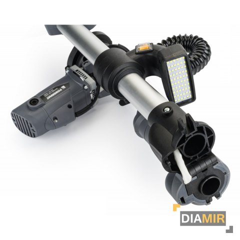 SZLIFIERKA do gładzi GIPSU teleskopowa ŻYRAFA 1450W LED