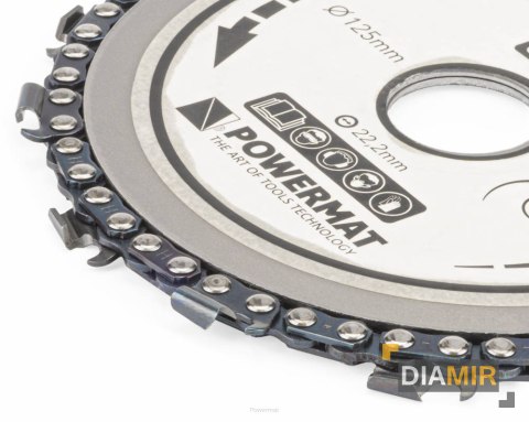 TARCZA ŁAŃCUCHOWA do drewna 125mm x 22,2mm 14 ZĘBÓW