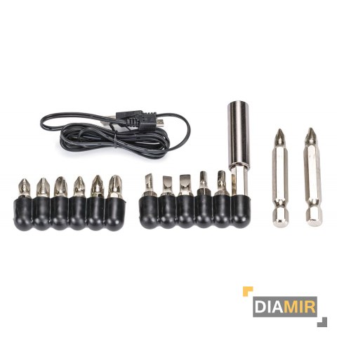 WKRĘTARKA akumulatorowa LED 3,6V BITY USB