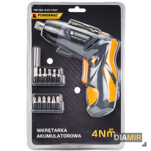 WKRĘTARKA akumulatorowa LED 3,6V BITY USB