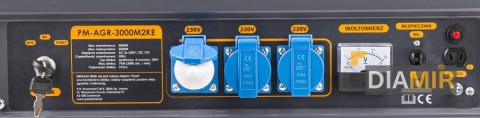 AGREGAT PRĄDOTWÓRCZY SPALINOWY 4-SUW 3000W 230V AVR ROZRUCH