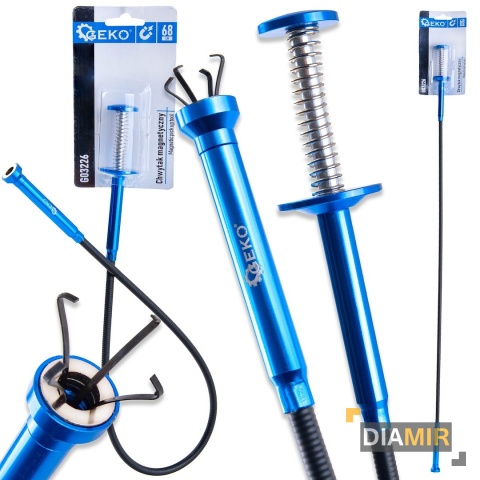 CHWYTAK ELASTYCZNY MAGNETYCZNY PAZURKOWY ŁAPKA 68 CM SOLIDNY MOCNY MAGNES