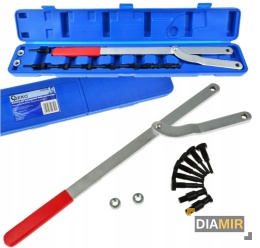 KLUCZ DO BLOKOWANIA I OBRACANIA KÓŁ PASOWYCH UNIWERSALNY 11 el