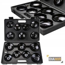 ZESTAW KLUCZE NASADOWE DO FILTRÓW OLEJU NASADKI DO FILTRÓW OLEJU 15 SZT.