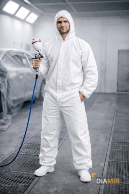 KOMBINEZON LAKIERNICZY OCHRONNY MALARSKI DO OPRYSKÓW 55g TYP 5/6 XL