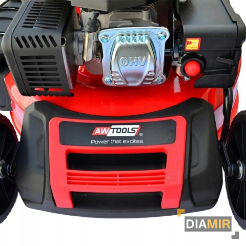 KOSIARKA SPALINOWA Z NAPĘDEM 6KM 53cm 224cc DUŻY KOSZ 65L STALOWA AWTOOLS