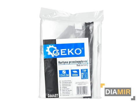 KURTYNA PRZECIWPYŁOWA DO DRZWI 220x120cm typ I REMONTOWA BUDOWLANA ZAMEK