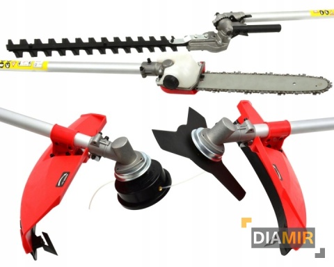 PODKASZARKA SPALINOWA KOSA MULTIFUNKCYJNA 4W1 3KM NOŻYCE DO ŻYWOPŁOTU