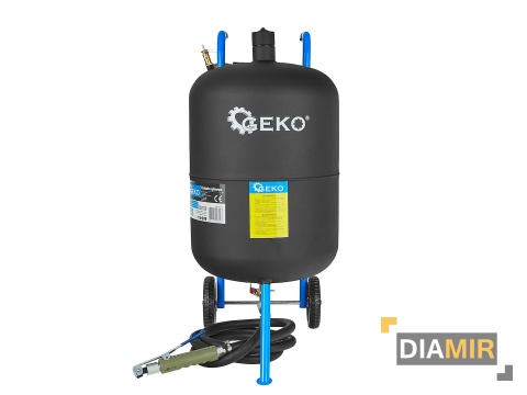 MOBILNA PIASKARKA SYFONOWA CIŚNIENIOWA 76L + 4 DYSZE CE