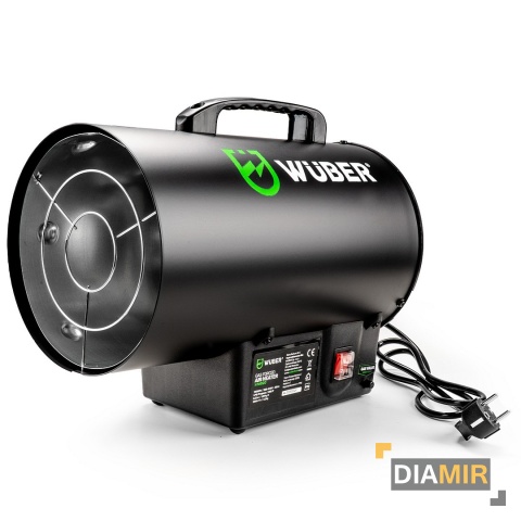 NAGRZEWNICA GAZOWA NA BUTLĘ 15KW LPG PIECYK GAZOWY MOC 15000W WĄŻ REDUKTOR