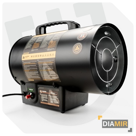 NAGRZEWNICA GAZOWA NA BUTLĘ 15KW LPG PIECYK GAZOWY MOC 15000W WĄŻ REDUKTOR