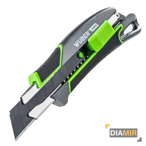 NÓŻ DO TAPET 18MM WYSUWANY TAPECIAK METALOWY ŁAMANE OSTRZE TAPICERSKI WUBER