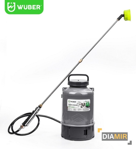 OPRYSKIWACZ AKUMULATOROWY OGRODOWY ELEKTRYCZNY LEKKI 5L ZESTAW LANCA WUBER