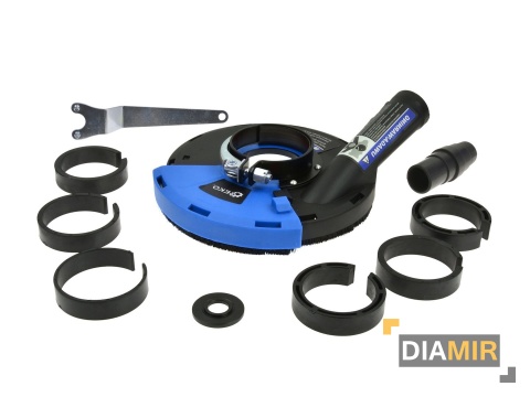 OSŁONA PRZECIWPYŁOWA SZLIFIERKI 180mm POCHŁANIACZ PYŁU ODSYSACZ ODCIĄG