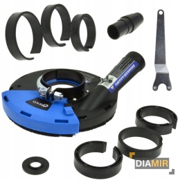 OSŁONA PRZECIWPYŁOWA SZLIFIERKI 180mm POCHŁANIACZ PYŁU ODSYSACZ ODCIĄG