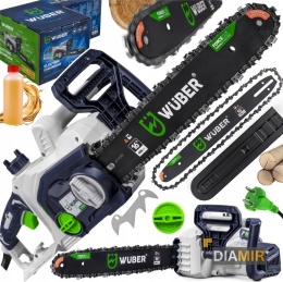 PIŁA ŁAŃCUCHOWA PILARKA ELEKTRYCZNA 2000W DO DREWNA PROWADNICA ŁAŃCUCH 16" 40cm