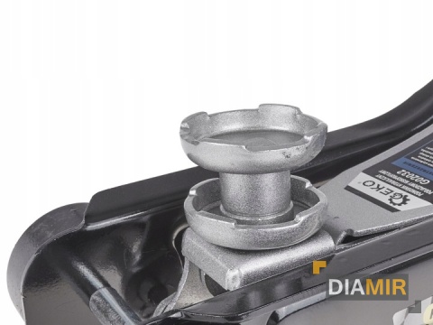 PODNOŚNIK SAMOCHODOWY LEWAREK NISKOPROFILOWY 2,5T ŻABA GUMA STALOWE KOŁA