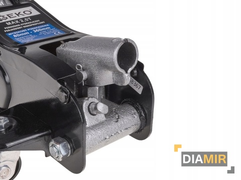 PODNOŚNIK SAMOCHODOWY LEWAREK NISKOPROFILOWY 2,5T ŻABA GUMA STALOWE KOŁA