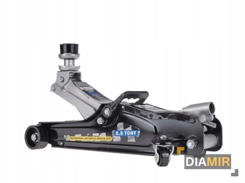 PODNOŚNIK SAMOCHODOWY LEWAREK NISKOPROFILOWY 2,5T ŻABA GUMA STALOWE KOŁA