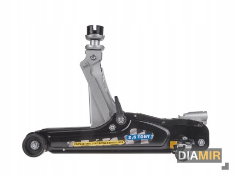 PODNOŚNIK SAMOCHODOWY LEWAREK NISKOPROFILOWY 2,5T ŻABA GUMA STALOWE KOŁA