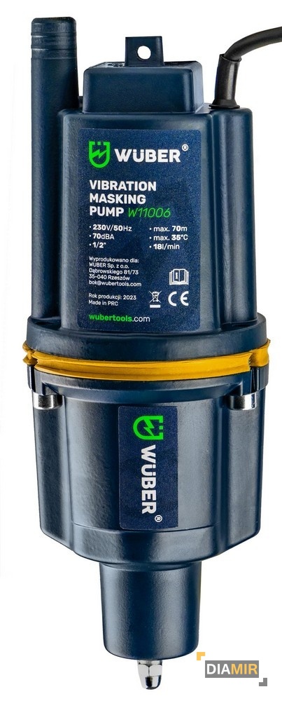 POMPA DO WODY STUDNI ZATAPIALNA RUSKA NUREK MEMBRANOWA 280W 1080 l/h