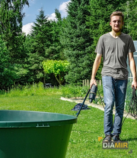 POMPA DO WODY STUDNI ZATAPIALNA RUSKA NUREK MEMBRANOWA 280W 1080 l/h