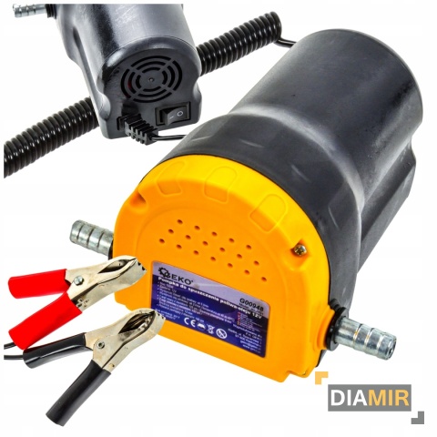 POMPKA POMPA DO SPUSZCZANIA PALIWA ROPY OLEJU 12V + WĄŻ