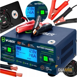 PROSTOWNIK MIKROPROCESOROWY 6-12 V 15 A ŁADOWARKA DO AKUMULATORA WUBER