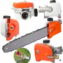 PRZYSTAWKA PIŁA ŁAŃCUCHOWA ADAPTER DO KOSY SPALINOWEJ PODASZARKI 9 frezów x 28mm