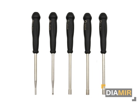 KLUCZE DO REGULACJI GAŹNIKÓW WKRĘTAK ŚRUBOKRĘT ZESTAW ETUI 10 SZT