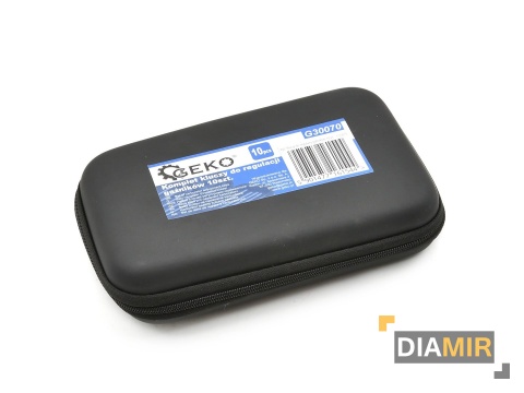 KLUCZE DO REGULACJI GAŹNIKÓW WKRĘTAK ŚRUBOKRĘT ZESTAW ETUI 10 SZT