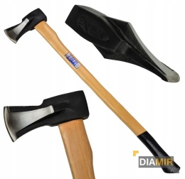 SIEKIERA ROZŁUPUJĄCA MŁOT 2000G TRZONEK DREWNIANY 88CM STAL