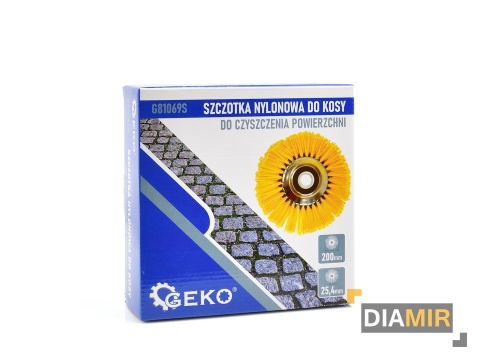 SZCZOTKA NYLONOWA DO KOSY 200X25,4MM DO CZYSZCZENIA POWIERZCHNI