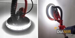 SZLIFIERKA ŻYRAFA DO GIPSU GŁADZI TYNKU TYNKÓW LED z WYSIĘGNIKIEM SKŁADANA