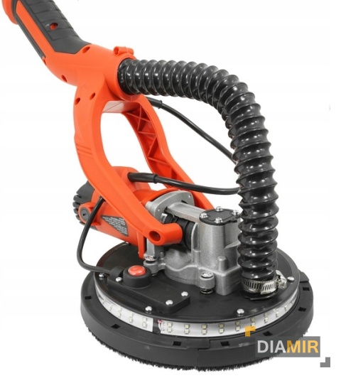 SZLIFIERKA ŻYRAFA DO GIPSU GŁADZI TYNKU TYNKÓW LED z WYSIĘGNIKIEM SKŁADANA