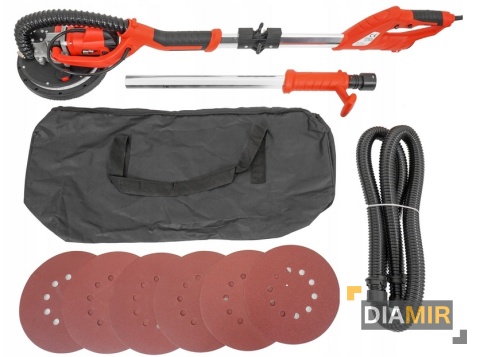 SZLIFIERKA ŻYRAFA DO GIPSU GŁADZI TYNKU TYNKÓW LED z WYSIĘGNIKIEM SKŁADANA