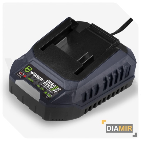 SZYBKA ŁADOWARKA DO AKUMULATORÓW BATERII 21 V WUBER SHARE+ SYSTEM