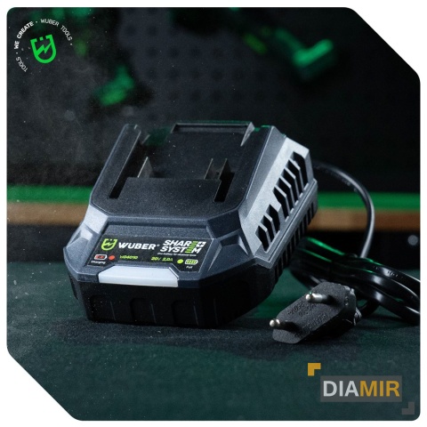SZYBKA ŁADOWARKA DO AKUMULATORÓW BATERII 21 V WUBER SHARE+ SYSTEM