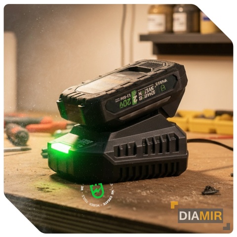 SZYBKA ŁADOWARKA DO AKUMULATORÓW BATERII 21 V WUBER SHARE+ SYSTEM