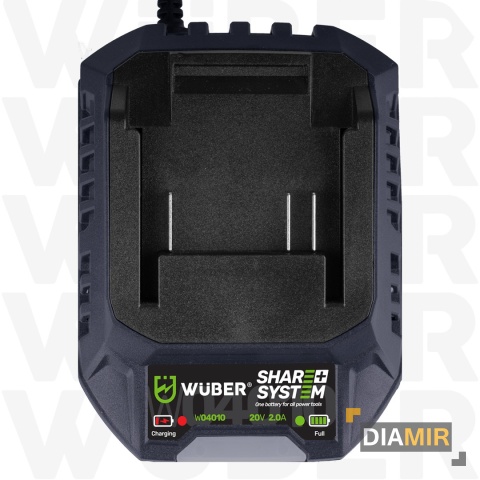 SZYBKA ŁADOWARKA DO AKUMULATORÓW BATERII 21 V WUBER SHARE+ SYSTEM