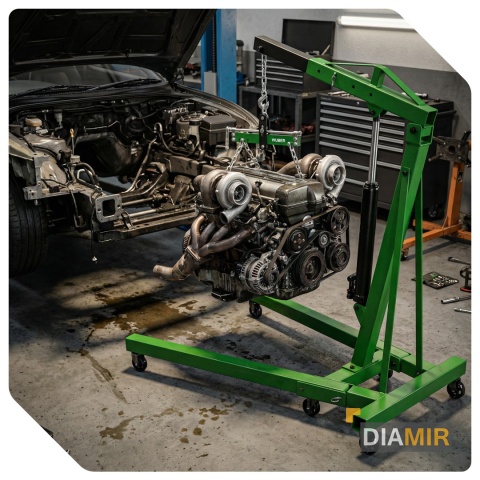 TRAWERS DO ŻURAWIA WARSZTATOWEGO BALANCER ZBLOCZE Z HAKAMI DO SILNIKA 680KG