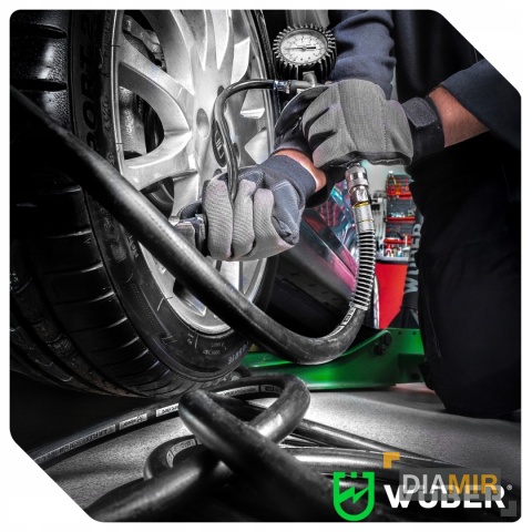 WĄŻ PRZEWÓD PNEUMATYCZNY PVC 20 M 10x17 MM ZAKUWANY DO KOMPRESORA WUBER