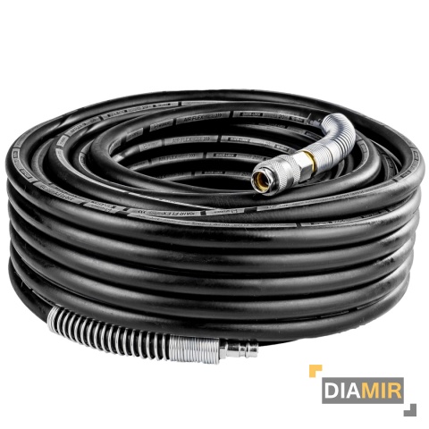 WĄŻ PRZEWÓD PNEUMATYCZNY PVC 20 M 10x17 MM ZAKUWANY DO KOMPRESORA WUBER