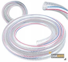 WĄŻ SSAWNWĄŻ SSAWNY 2'' 52 mm Z DRUTEM 5m ZASYSAJĄCY SSĄCY DO MOTOPOMPYY 2'' 50 mm Z DRUTEM 5m ZASYSAJĄCY SSĄCY DO MOTOPOMPY