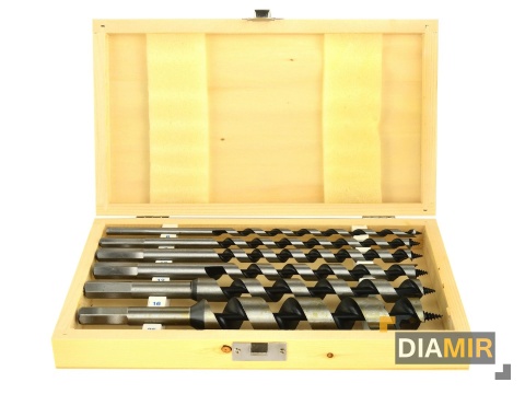 WIERTŁA SPIRALNE DO DREWNA 230mm WIERTŁO DŁUGIE ZESTAW WIERTEŁ 6-25mm