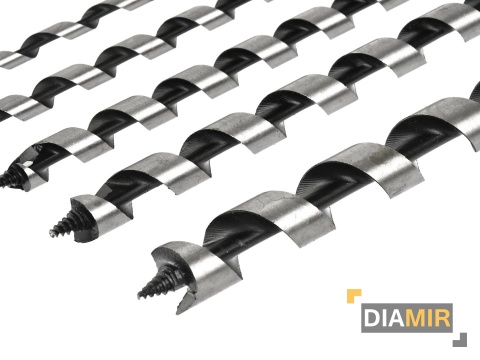 WIERTŁA SPIRALNE DO DREWNA 230mm WIERTŁO DŁUGIE ZESTAW WIERTEŁ 6-25mm