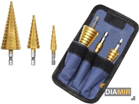 WIERTŁA STOPNIOWANE 3-32mm