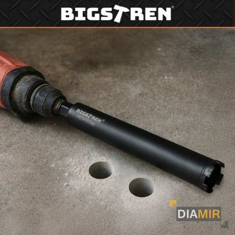 WIERTŁO KORONOWE DIAMENTOWE DŁUGIE 63x450 mm OTWORNICA DO BETONU KAMIENIA